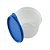 Tigela Visual 550ml Transparente Com Tampa Azul - Imagem 2