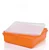 Caixa Versátil 2,5 Litros Laranja Tampa Branca - Imagem 2