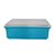 Tupperware Maxi Caixa 2,5 Litros - Azul Caribe Tampa Branca - Imagem 1