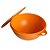 Tuppeware Tigela Mega Criativa 7,8 Litros - Laranja - Imagem 2