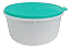 Tupperware Porta Tudo 10 Litros - Transparente Tampa Verde - Imagem 1
