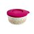 Tigela Ilumina 550ml - Poá Tampa Pink - Imagem 1