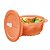 Tupperware Cristalwave GII 1,5 Litros - Laranja Válvula Branca - Imagem 2
