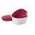 Tupperware Multipla 2,5 Litros - Branca Tampa Vermelha - Imagem 2