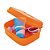 Tupperware Visual Box Pequeno 1 Litro - Laranja - Imagem 1