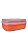 Tupperware Visual Box Pequeno 1 Litro - Laranja Tampa Transparente - Imagem 2