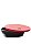 Tupperware Travessa Zenline Redonda 520 ml - Preta Tampa Pink - Imagem 2