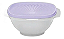 Tigela Sensação Tupperware 1,2 Litros - Translúcida Tampa Lilás - Imagem 1