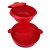 Tupperware Travessa Mágica Multifuncional 1,6 Litros - Vermelho - Imagem 3