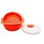 Tupperware Travessa Mágica Multifuncional 1,6 Litros - Laranja Tampa Creme - Imagem 2