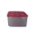 Tupperware Fresh Box Quadrada 5,2 Litros - Translúcida Tampa Flamingo - Imagem 1