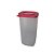 Tupperware Fresh Box Quadrada Alta 1,5 Litros - Translucida Tampa Flamingo - Imagem 1