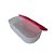 Tupperware Fresh Box Retangular Baixa 1 Litros - Translúcida Tampa Flamingo - Imagem 3