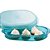 Tupperware Travessa Premier Policarbonato 2,4 Litros Oval Com Tampa - Turmalina - Imagem 1