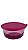 Tupperware Tigela Elegância Policarbonato 2,3 Litros - Transparente/Rosa - Imagem 1