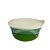 Tupperware Tigela Elegância Policarbonato 2,3 Litros - Fumê/Verde - Imagem 1