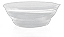 Tupperware Tigela Elegância Policarbonato 3,2 Litros - Transparente/Branco - Imagem 1