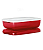 Tupperware Microplus Retangular Policarbonato 1,7 Litros - Vermelho - Imagem 1