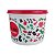 Tupperware Tupper Caixa 2,4 Litros Floral - Feijão - Imagem 2