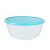 Tupperware Tigela Visual 4 Litros - Transparente Tampa Azul Bebe - Imagem 1