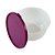 Tigela Tupperware Visual 2 Litros - Transparente Com Tampa Roxa - Imagem 2