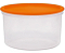 Tupperware Pote Master Mágico 1,5L - Transparente Tampa Laranja - Imagem 1