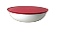 Tupperware Tigela Allegra 3,5 Litros - Branca Tampa Vermelha - Imagem 1