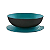 Tupperware Tigela Allegra 740 ml - Preta Tampa Turmalina - Imagem 1