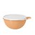 Tupperware Tigela Criativa 3 Litros - Creme Papaya Tampa Branca - Imagem 1