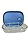 Tupperware Travessa Vitrea Retangular 3 Litros - Transparente Tampa Azul - Imagem 3