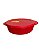 Tupperware Cristalwave GII 1 Litro Redonda - Vermelho Tomate Válvula Amarela - Imagem 1
