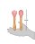Kit Talheres Em Silicone e Bambu Buba - Rosa - Imagem 4