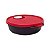 Tupperware Cristalwave GI 1,5 Litros - Preto Tampa Vermelha Válvula Branca - Imagem 1