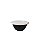 Tupperware Pote Style 425ml - Black Preto Tampa Branca - Imagem 3