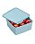Tupperware Basic Line 2,5 Litros - Cristal/Azul Bebe - Imagem 2