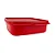 Tupperware Basic Line Com Divisão 550ml - Carmin - Imagem 1