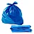 SACO PARA LIXO AZUL 150 litros com 100 unidades 75X90X0,010 - Imagem 1