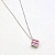 Colar Trevo Madrepérola e Zircônia Rosa Dupla Face Prata 925 Legítima - Imagem 3