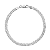 Pulseira Masculina Grumet Elo Duplo 6mm Prata 925 Legítima - Imagem 1