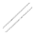 Corrente Masculina Grumet 3mm 60cm Prata 925 Legítima - Imagem 3