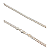 Corrente Masculina Grumet Dupla 3mm 60cm Prata 925 Legítima - Imagem 5