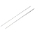 Corrente Masculina Grumet Dupla 3mm 60cm Prata 925 Legítima - Imagem 1