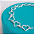 Pulseira Feminina Corações Vazado Prata 925 Legítima - Imagem 3
