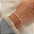 Pulseira Feminina Veneziana V15 Bolinha Prata 925 Legítima - Imagem 2