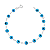 Pulseira Olho Grego Azul Prata 925 Legítima - Imagem 1