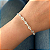 Pulseira Feminina Bolinha Zircônia Prata 925 Legítima - Imagem 2