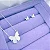 Conjunto Borboleta Origami Prata 925 Legítima - Imagem 2