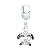 Berloque Pingente Tartaruga com Zircônia Prata 925 Legítima - Imagem 1
