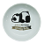Porta Joia Prato Redondo Porcelana Panda 11,5 cm - Imagem 1