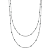 Corrente Feminina Veneziana V15 Bolinha 45cm Prata 925 Legítima - Imagem 1